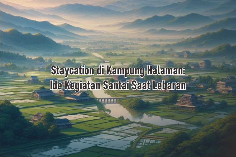 Serunya Staycation di Kampung Halaman Saat Lebaran